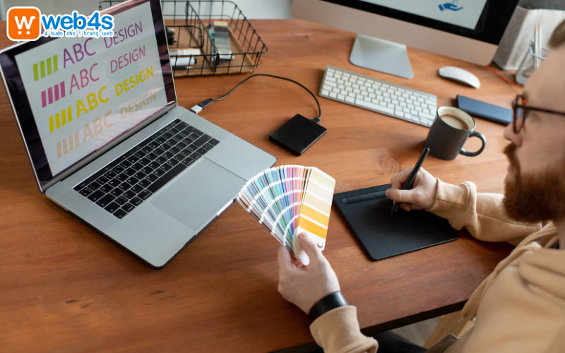 Kiểu chữ và tone màu trong thiết kế website bán sữa